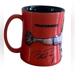Buster Posey #28 Buster Hugs Mug - Orange with Black Interior
